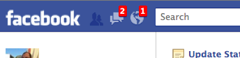 Facebook topbar